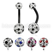 bnt2frga belly rings anodized surgical steel 316l belly button