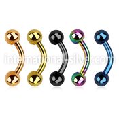 bntb5 belly rings anodized surgical steel 316l belly button