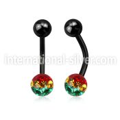 bntfr6r belly rings anodized surgical steel 316l belly button