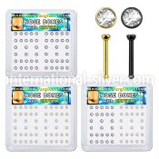 box w 52 anodized steel nose bones 1mm w 2mm crystal top