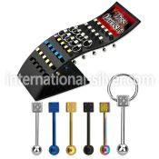 brbbdi straight barbells anodized surgical steel 316l tongue