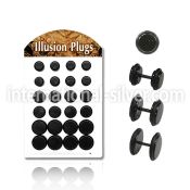 bripkr cheaters  illusion plugs and tapers anodized surgical steel 316l belly button