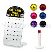 brlbi15 labrets lip rings bioflex ptfe labrets chin