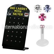 brlbi2 labrets lip rings bioflex ptfe labrets chin