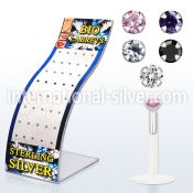 brlbi36 labrets lip rings bioflex ptfe labrets chin