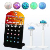 brlbi46 labrets lip rings bioflex ptfe labrets chin