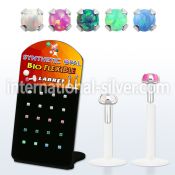 brlbi49 labrets lip rings bioflex ptfe labrets chin