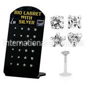 brlbi4 labrets lip rings bioflex ptfe labrets chin