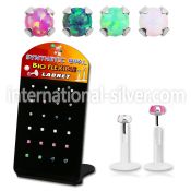 brlbi52 labrets lip rings bioflex ptfe labrets chin