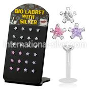 brlbi6 labrets lip rings bioflex ptfe labrets chin