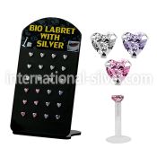 brlbi7 labrets lip rings bioflex ptfe labrets chin