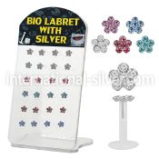 brlbi8 labrets lip rings bioflex ptfe labrets chin