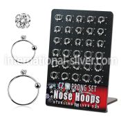 brnhm19 nose hoop silver 925 nose