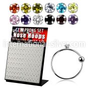 brnhmx12 nose hoop silver 925 nose