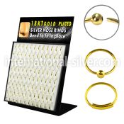 brnhmx3 nose hoop silver 925 nose