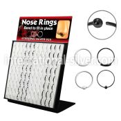 brnhmx4 nose hoop silver 925 nose