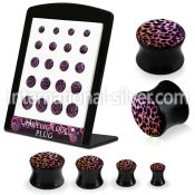 brpg118 plugs gauges acrylic body jewelry ear lobe