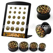 brpg126 plugs gauges acrylic body jewelry ear lobe