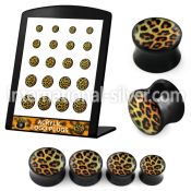 brpg126 plugs gauges acrylic body jewelry ear lobe