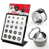 brpg146b tunnels gauges surgical steel 316l ear lobe