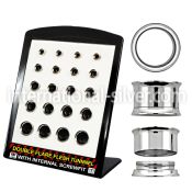 brpg149c tunnels gauges surgical steel 316l ear lobe