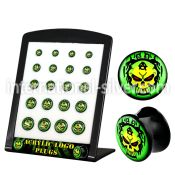 brpg151 plugs gauges acrylic body jewelry ear lobe