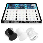 brpg153a plugs gauges acrylic body jewelry ear lobe