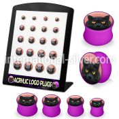 brpg165 plugs gauges acrylic body jewelry ear lobe