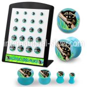 brpg171 plugs gauges acrylic body jewelry ear lobe