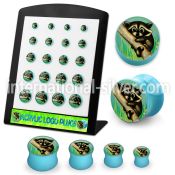 brpg171 plugs gauges acrylic body jewelry ear lobe