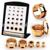 brpg197 tunnels gauges anodized surgical steel 316l ear lobe