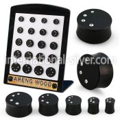 brpg208 tunnels gauges organic body jewelry ear lobe