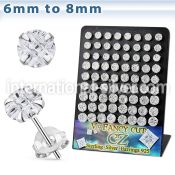 brv9 banana eyebrow ring w colored uv reactive ball cone