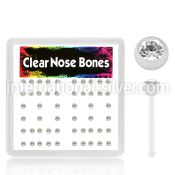 bxa18 nose bone acrylic body jewelry nose