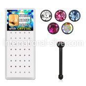 bxb105 anodized surgical steel nose bones nose bridge piercing