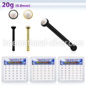 bxbop4 nose bone surgical steel 316l nose