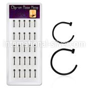 bxcln6 fake illusion body jewelry anodized surgical steel 316l nose