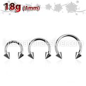 cb18cn3 horseshoes surgical steel 316l eyebrow