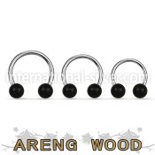 cbar5 horseshoes organic body jewelry ear lobe