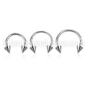 cbcn horseshoes surgical steel 316l belly button