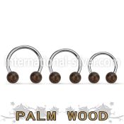 cbpl5 horseshoes organic body jewelry ear lobe