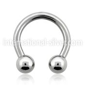 cbr12s horseshoes surgical steel 316l belly button