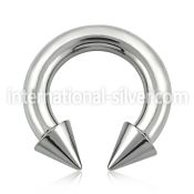 cbrcn6 horseshoes surgical steel 316l belly button