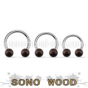 cbsn5 horseshoes organic body jewelry ear lobe