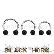 cbwk5 horseshoes organic body jewelry ear lobe