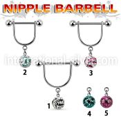 cfrsnp8 straight barbells surgical steel 316l nipple