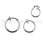 clpx fake illusion hoops others belly button