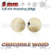 crball8 loose body jewelry parts organic body jewelry 