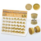 dacb178 cheaters  illusion plugs and tapers organic body jewelry ear lobe