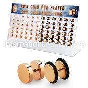 dacb217 cheaters  illusion plugs and tapers anodized surgical steel 316l ear lobe